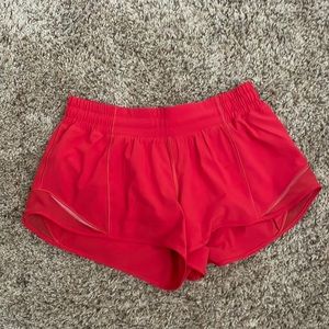 Lulu lemon hotty hot shorts size 6